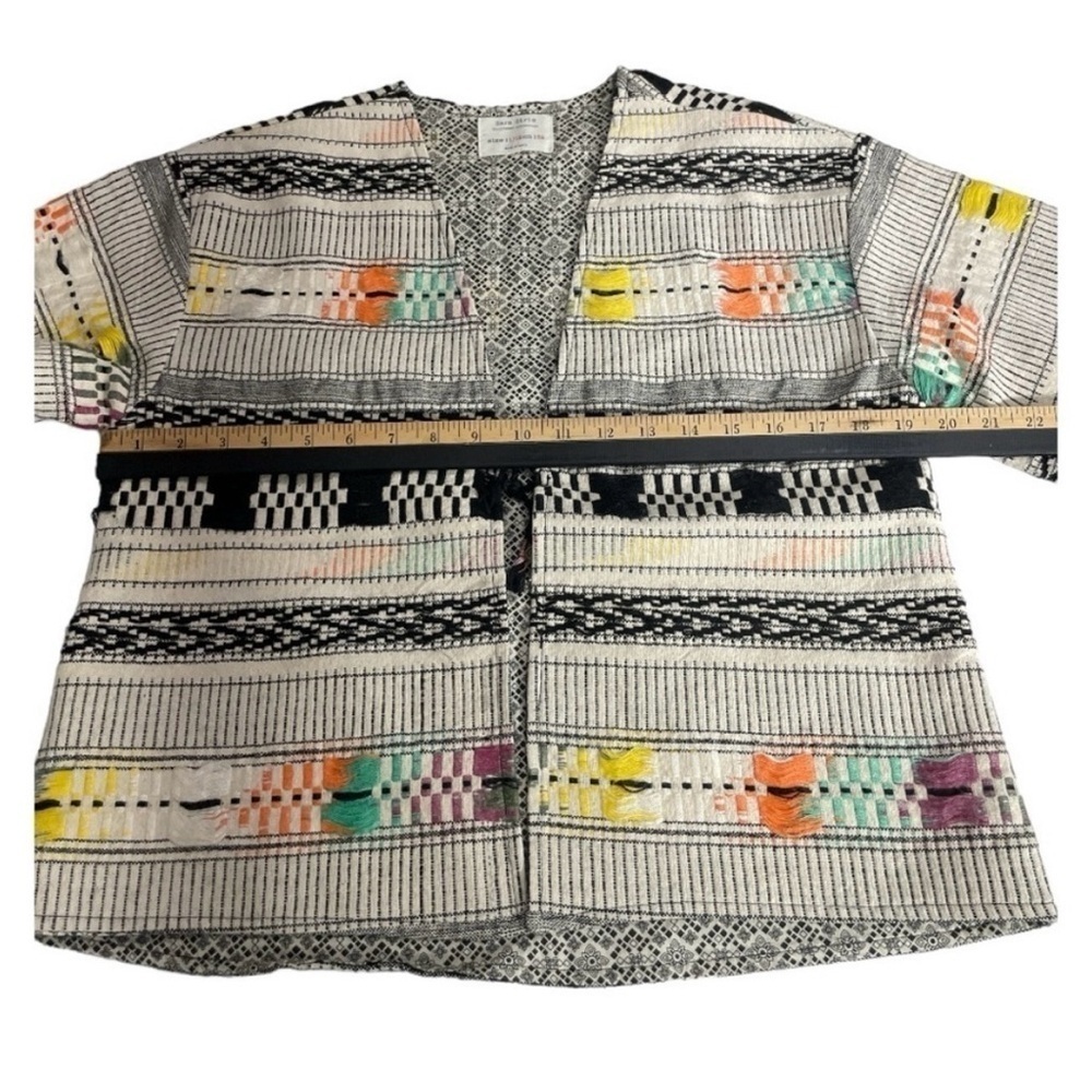 Zara Girls Boho Ethnic Woven Jacket – Size 11/12 - Picture 10 of 14